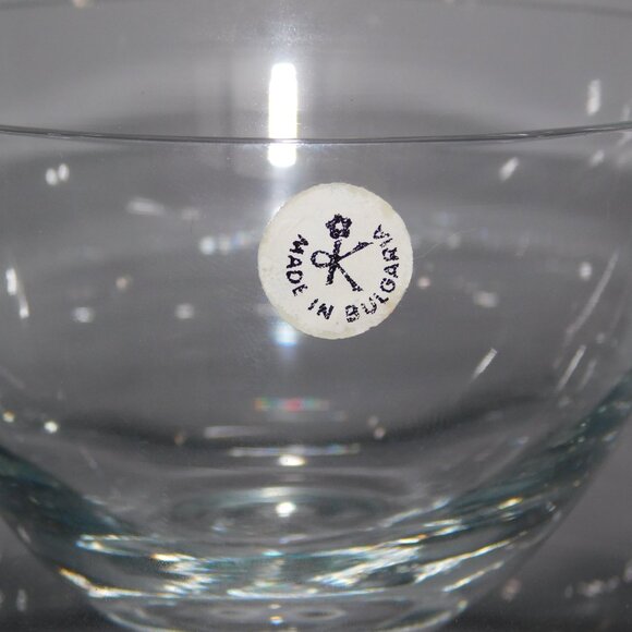 VTG Set of 4 ( 8 Pieces ) Shrimp Cocktail Glasses w inserts Service UNUSED - Picture 7 of 14